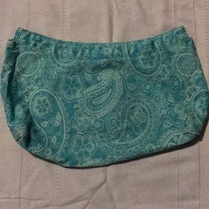 Paisley blue Thirty-One purse skirt cover